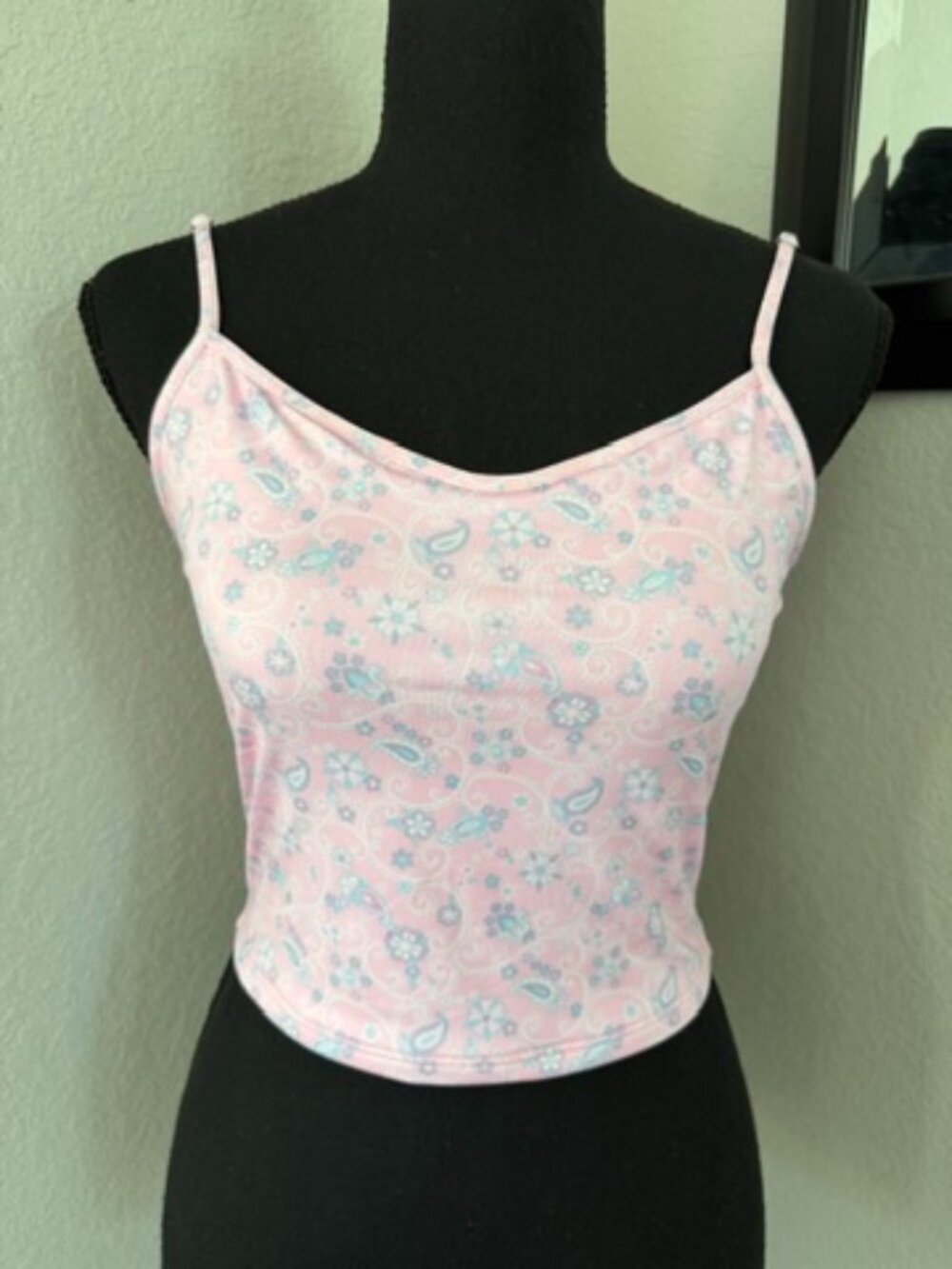 FRANKIES Bikinis x Victorias Secret PINK Paisley Cami Swim Top Large - Picture 2 of 11
